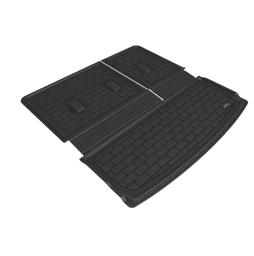 M1CH0931309 – 3D MATS/U-AC Cargo Area Liner, Black Direct Fit Raised Edge Thermoplastic Rubber Of Carbon Fiber Textur...